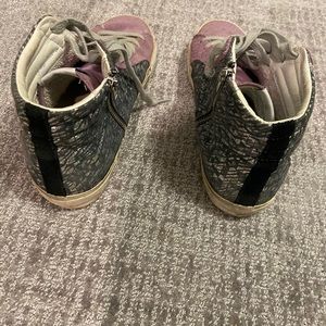 Golden goose high top slide sneakers